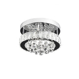 Lustra Led Cu Cristal Abel, Diametru 47Cm, Lumina Rece/Calda/Neutra - vivimall.ro