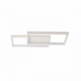 Lustra Led Cu Telecomanda Landyn, 2 Patrate, Lumina Rece/Calda/Neutra, Dimabila - vivimall.ro