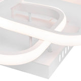 Lustra Led Vertex Matrix Romburi Suprapuse, 2 Romburi, Lumina Rece/Calda/Neutra - vivimall.ro