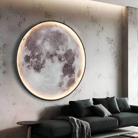 Aplica Led Decorativa Luna Diametru 120Cm 3000/4000/6000K - vivimall.ro