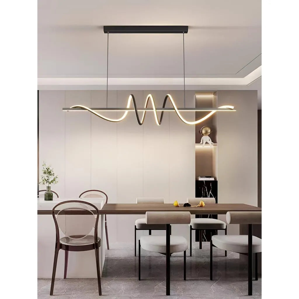 Lustră LED Suspendată Ribbon | LumiPro - vivimall.ro