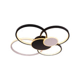 Lustră LED Killian 6 Cercuri | LuxLight - vivimall.ro