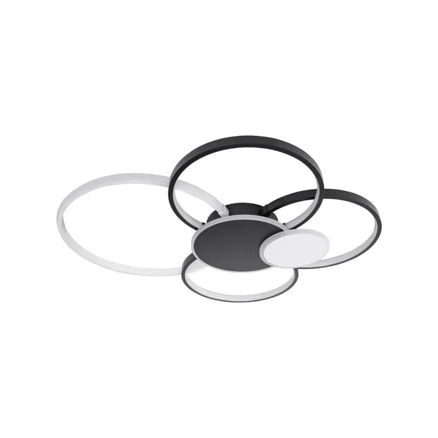Lustră LED Killian 6 Cercuri | LuxLight - vivimall.ro