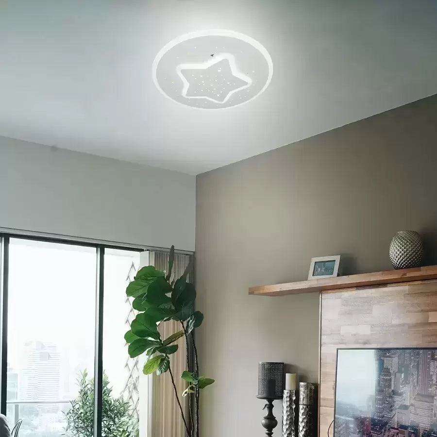 Lustra Led Heath Stea, Diametru 20Cm, Lumina Neutra - vivimall.ro