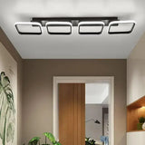 Lustra Led Vertex, 4 Patrate, Liniara, Lumina Rece/Calda/Neutra - vivimall.ro