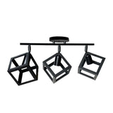 Lustra Forma Cub -Struktur Trio, 3Xe27 - vivimall.ro