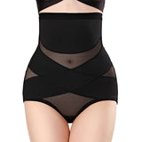 Lenjerie Modelatoare pentru Abdomen, Vivimall, cu Talie Inalta si Corset, Negru, Push-Up, Marimea L - vivimall.ro