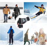 Manusi de Dama, Flippy, Model Ren, Functie Touchscreen (ecran tactil), Material Acril Tricotat, Manseta Elastica, Interior Catifelat, Marime Universala, Negru - vivimall.ro