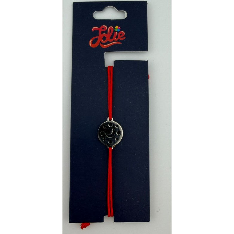 Martisor Bratara Inox Copii, Textil si Inox, Model 26 - vivimall.ro