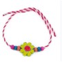 Martisor Bratara Multicolora pentru Copii, din Lemn si Textil, Model 1 - vivimall.ro