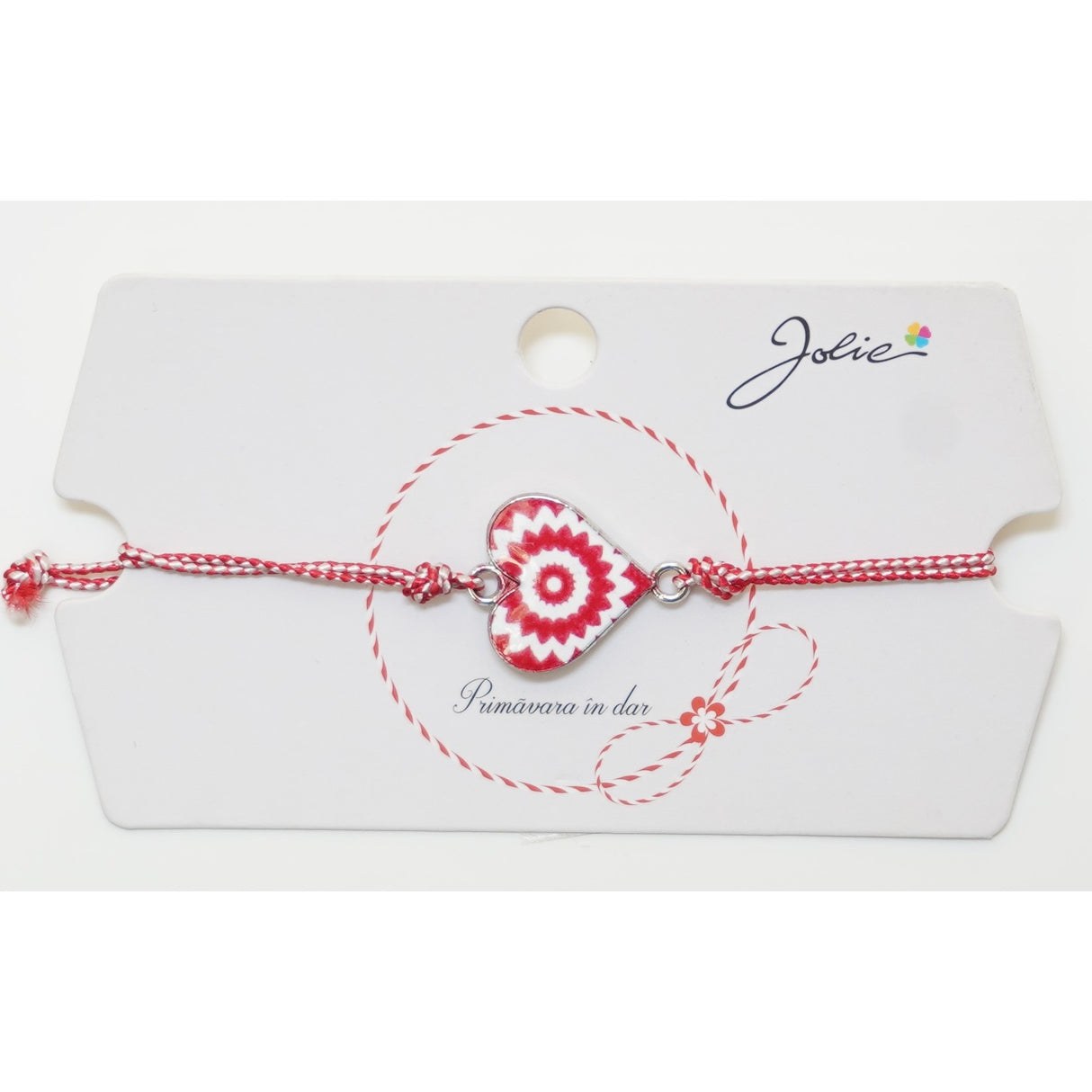 Martisor Bratara Traditionala, Pandantive Aprox 2 cm, Model 2 - vivimall.ro