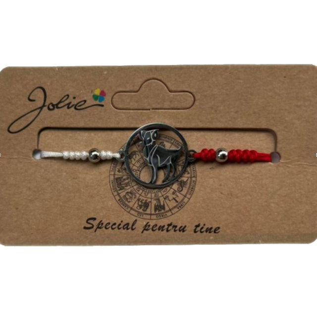 Martisor bratara zodiac, Jolie, 5x9 cm, Berbec - vivimall.ro