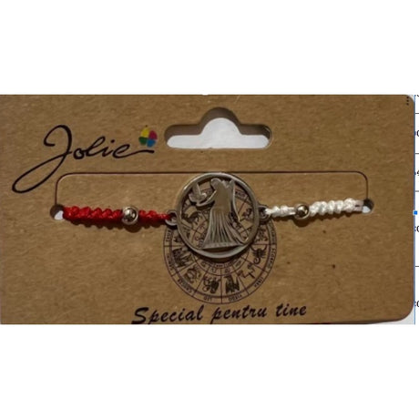 Martisor bratara zodiac, Jolie, 5x9 cm, Fecioara - vivimall.ro