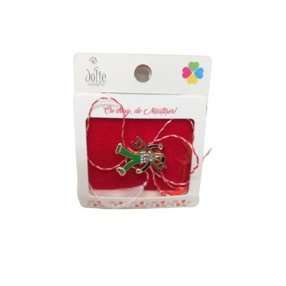 Martisor Brosa Cosar Model B-36 5.5cm x 7cm - vivimall.ro