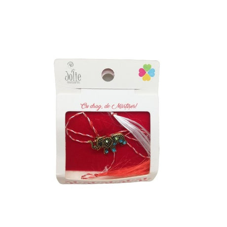 Martisor Brosa Elefant cu Pietre Model B-37 5.5cm x 7cm - vivimall.ro