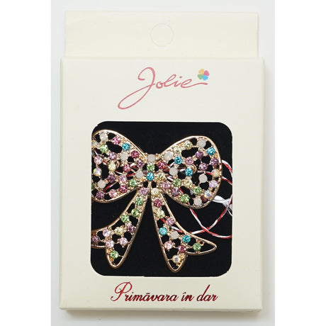 Martisor Brosa Medie, Multicolora, Dimensiune Brosa Aprox 5 cm, Material Metal, Model 3 - vivimall.ro