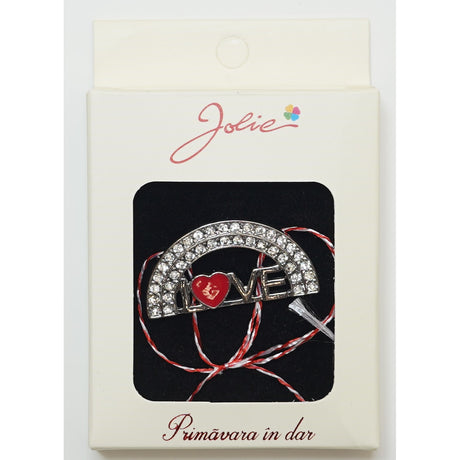 Martisor Brosa Medie, Multicolora, Dimensiune Brosa Aprox 5 cm, Material Metal, Model 7 - vivimall.ro