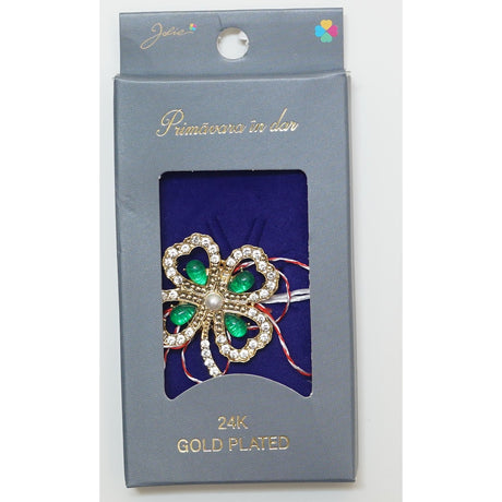 Martisor Brosa Placata cu Aur 24K, Dimensiune Brosa Aprox 2- 3 cm, Model 25 - vivimall.ro