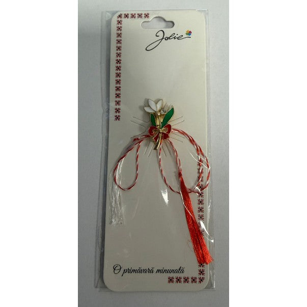 Martisor Brosa Primavara, Material Metal, Ambalaj Carton si Opp, Dimensiune Brosa aproximativ 2 - 3 cm, Model 5