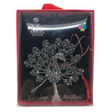 Martisor Brosa VINTAGE V4 Paun Negru  8cm x 10cm - vivimall.ro