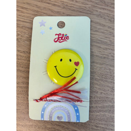 Martisor pentru copii, Brosa, Material Metal, Ambalaj Carton cu Design, Model Fata Fericita - vivimall.ro