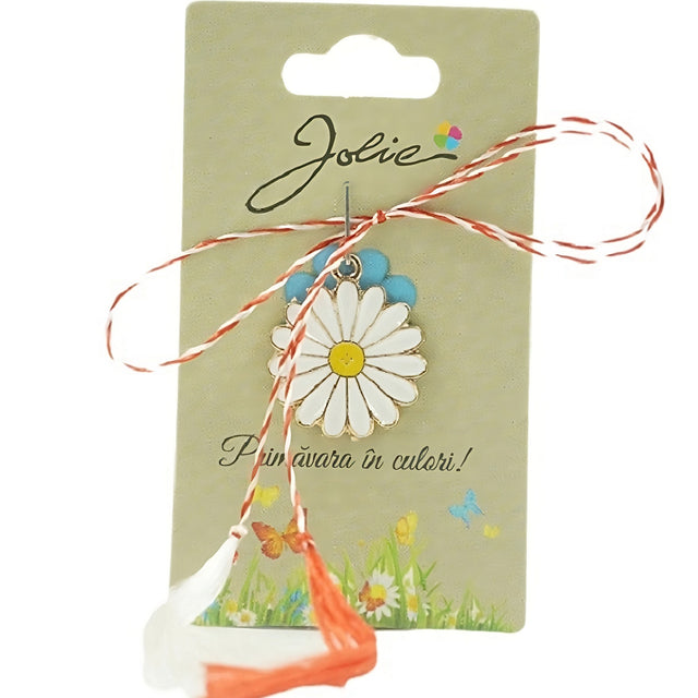 Martisor Primavara Floare Alba - vivimall.ro