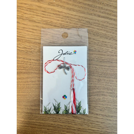 Martisor Traditional, Jolie, Model Libelula, Argintiu - vivimall.ro