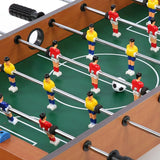 Masa De Fotbal Cu Teren Si 18 Jucatori Cu Tablou Pentru Scor, Din Metal, Lemn Si Abs, Pentru Copii - vivimall.ro