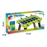 Masa de Fotbal, Vivimall, cu Picioare, 6 Manere, Tablou de Scor, 71.3 x 14.6 x 36 cm, din Lemn/Otel/ABS, Verde - vivimall.ro