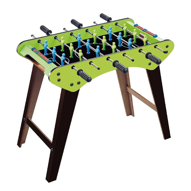 Masa de Fotbal, Vivimall, cu Picioare, 6 Manere, Tablou de Scor, 71.3 x 14.6 x 36 cm, din Lemn/Otel/ABS, Verde - vivimall.ro