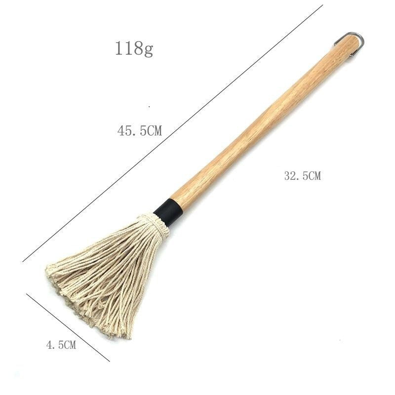 Matura din Bumbac, Vivimall, pentru Gratar, de Uns cu Ulei/Sosuri Preparatele, 45.5 x 4.5 cm, Maro - vivimall.ro