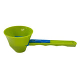 Lingura pentru Proteine, Vivimall, Lingura cu Palnie Culisanta, Lingura Dozator pentru Lapte Praf si Suplimente, 12.5 cm, Verde - vivimall.ro