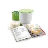 Recipient Pentru Preparat Branza, Capac De Silicon, Cheese Maker Din Plastic, Strecuratoare, 17X14.5X12.8 Cm - vivimall.ro