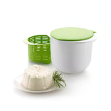 Recipient Pentru Preparat Branza, Capac De Silicon, Cheese Maker Din Plastic, Strecuratoare, 17X14.5X12.8 Cm - vivimall.ro