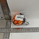 Minge Saltareata Hiperelastica, Vivimall, Model Minge de Basket cu Fixare de Mana, Space Moon Ball foarte Elastica, Antistress pentru Copii, Diametru 66 mm, Portocaliu - vivimall.ro