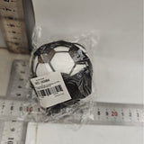 Minge Saltareata Hiperelastica, Vivimall, Model Minge de Fotbal cu Fixare de Mana, Space Moon Ball foarte Elastica, Antistress pentru Copii, Diametru 66 mm, Alb Negru - vivimall.ro