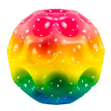 Minge Saltareata Hiperelastica, Vivimall, Space Moon Ball foarte Elastica, Antistress pentru Copii, Diametru 66 mm, Multicolor Galben - vivimall.ro