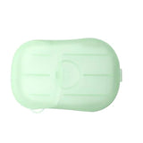 Mini Cutie De Sapun Din Hartie, De Unica Folosinta, Portabila, Potrivit Pentru Calatorii, 20 Buc - vivimall.ro
