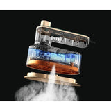 Mini Fier de Calcat, Vivimall, Pliabil si Portabil, Calcare Verticala/Orizonala, cu Abur, 50 ml, 40W, 10.5 x 12 cm, Alb - vivimall.ro