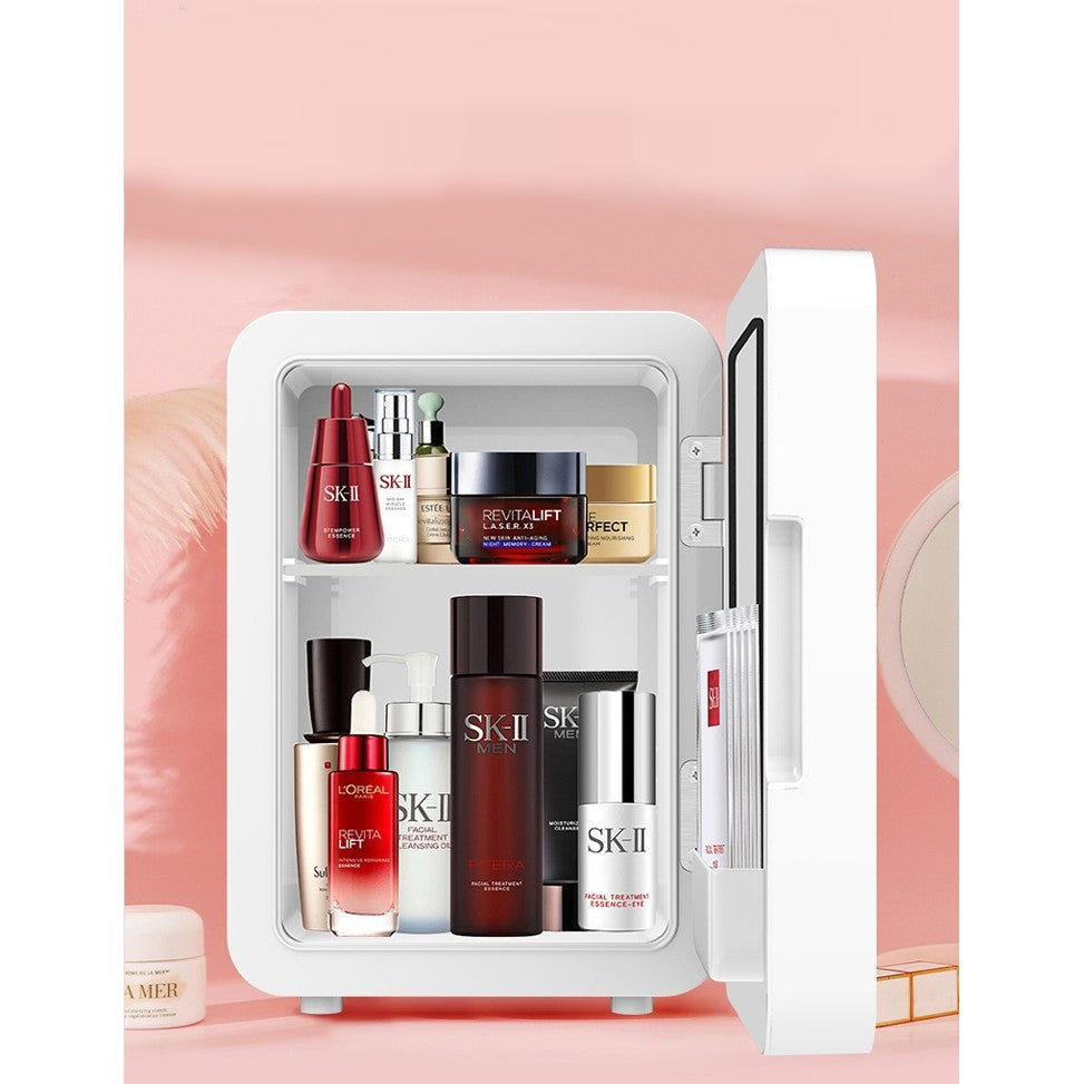 Mini Frigider Cosmetice, Dublă Funcție De Încălzire, Răcire, Portabil, 8L - vivimall.ro