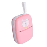 Mini Imprimanta Foto Portabila, Incarcare Usb, Bluetooth, Print , Roz - vivimall.ro