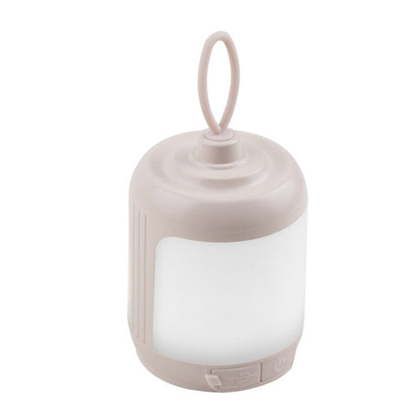 Mini Lampa LED de Camping, Vivimall, pentru Aer Liber, Reincarcabila USB Type C, 3 Trepte de Lumina, Portabila, 13.8 x 6.5 cm, 5V, Alb - vivimall.ro