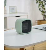 Mini radiator electric portabil Vivimall, 800 W, 2 trepte, 150x120x175 mm, roz - vivimall.ro