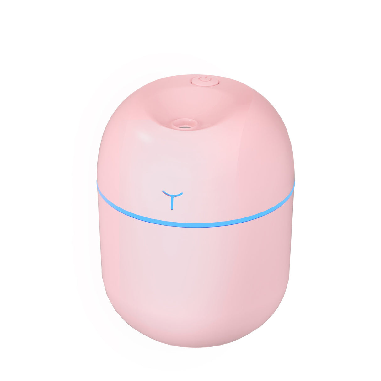 Mini Umidificator Portabil, Vivimall, 2 Moduri, Aromaterapie, Silentios, Lumina Ambientala, Incarcare USB, 220 ml, 8 x 8 x 10.3 cm, Roz - vivimall.ro