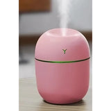 Mini Umidificator Portabil, Vivimall, 2 Moduri, Aromaterapie, Silentios, Lumina Ambientala, Incarcare USB, 220 ml, 8 x 8 x 10.3 cm, Roz - vivimall.ro