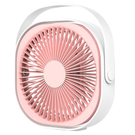 Mini Ventilator Pentru Birou Cu Usb, Rotire 360 Grade, 3 Viteze, 4000 Ma, 13.5 X 12,8 - vivimall.ro