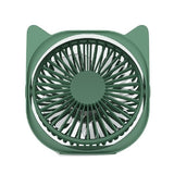 Mini Ventilator Pentru Birou Cu Usb, Rotire 360 Grade, 3 Viteze, 13.5 X 12,8 Cm - vivimall.ro