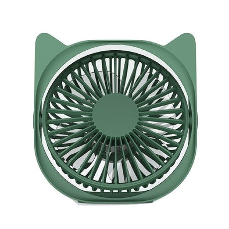 Mini Ventilator Pentru Birou Cu Usb, Rotire 360 Grade, 3 Viteze, 13.5 X 12,8 Cm - vivimall.ro