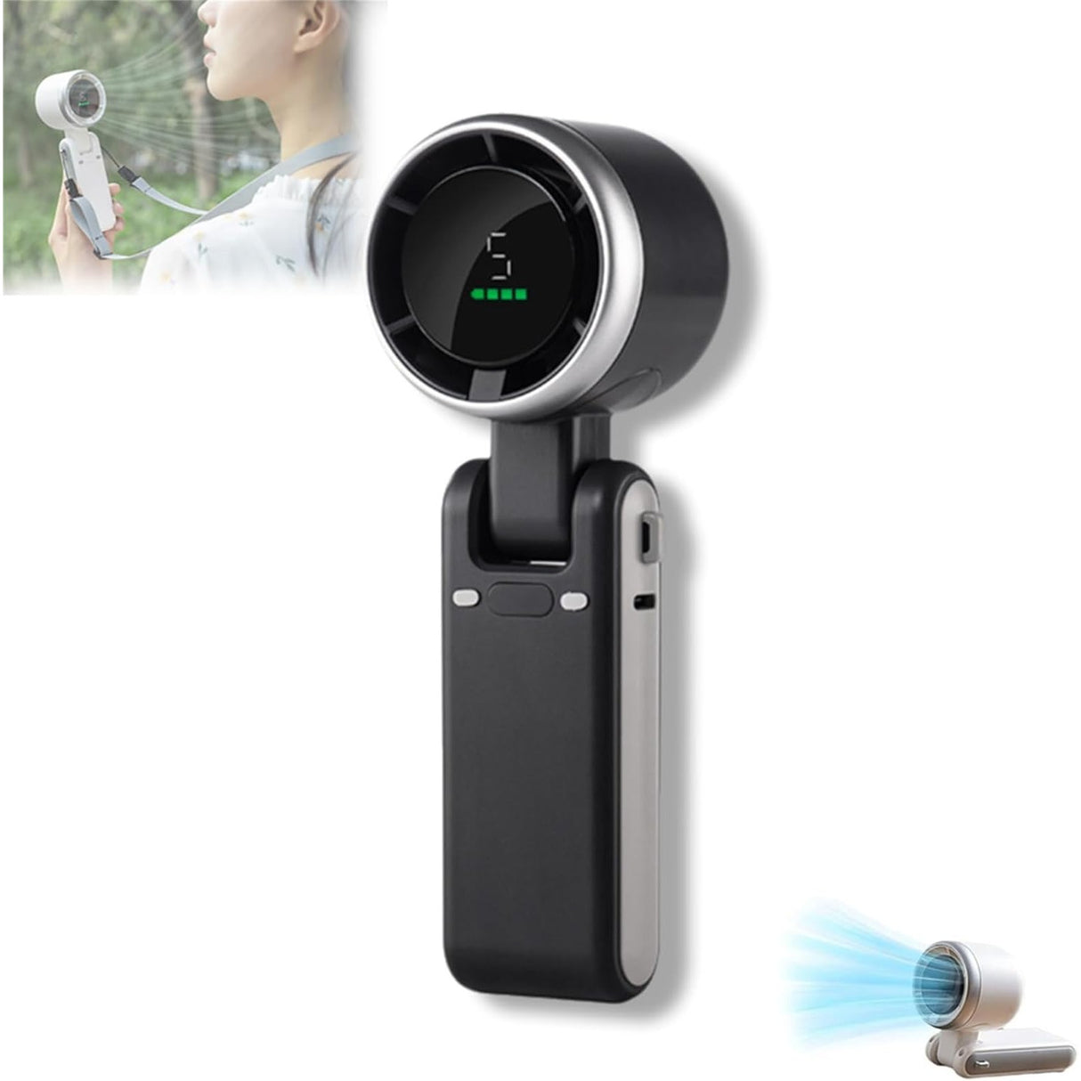 Mini Ventilator Portabil 5 Trepte | AirBreeze - vivimall.ro