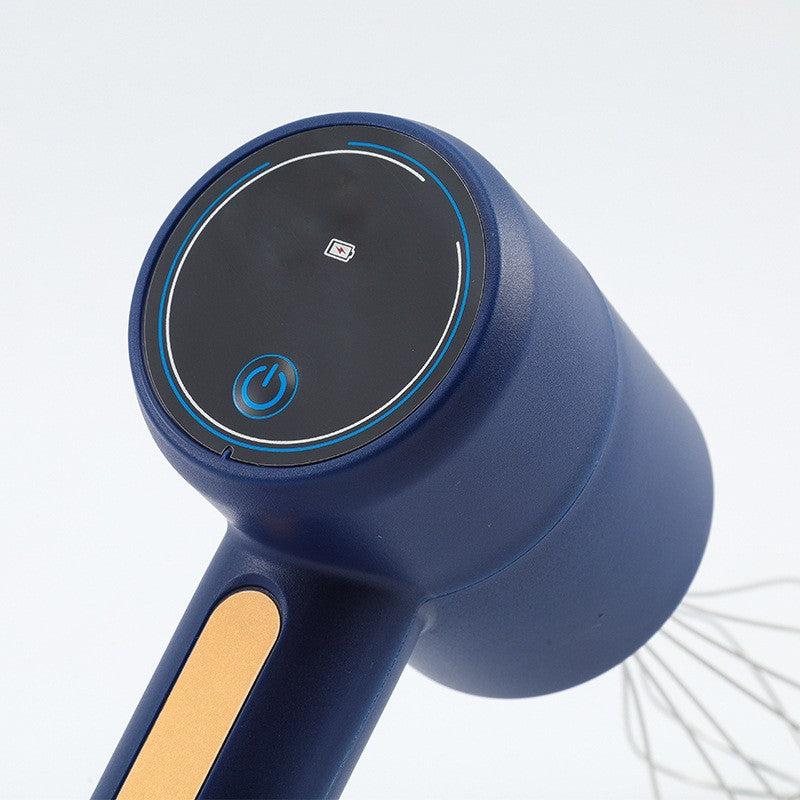 Mixer Electric fara Fir, Vivimall, pentru Uz Casnic, pentru Oua Smantana Frisca, Maner Plastic, Usor de Utilizat si Depozitat, 3 Accesorii, Albastru Inchis - vivimall.ro